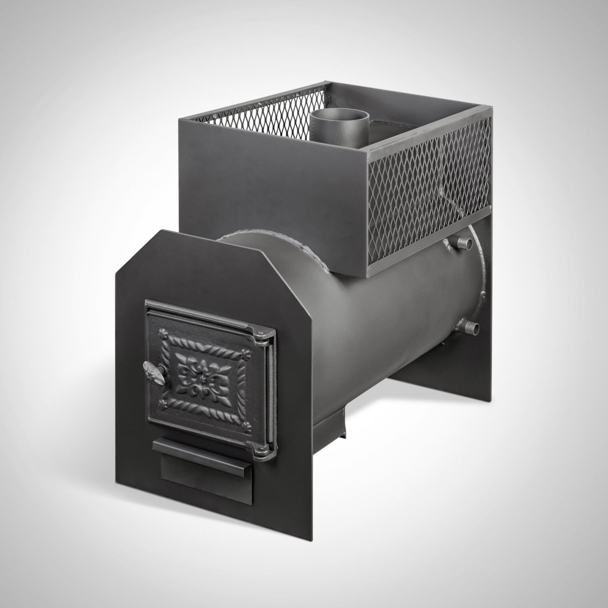 Железная банная печь