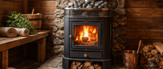 Как установить печь в баню своими руками