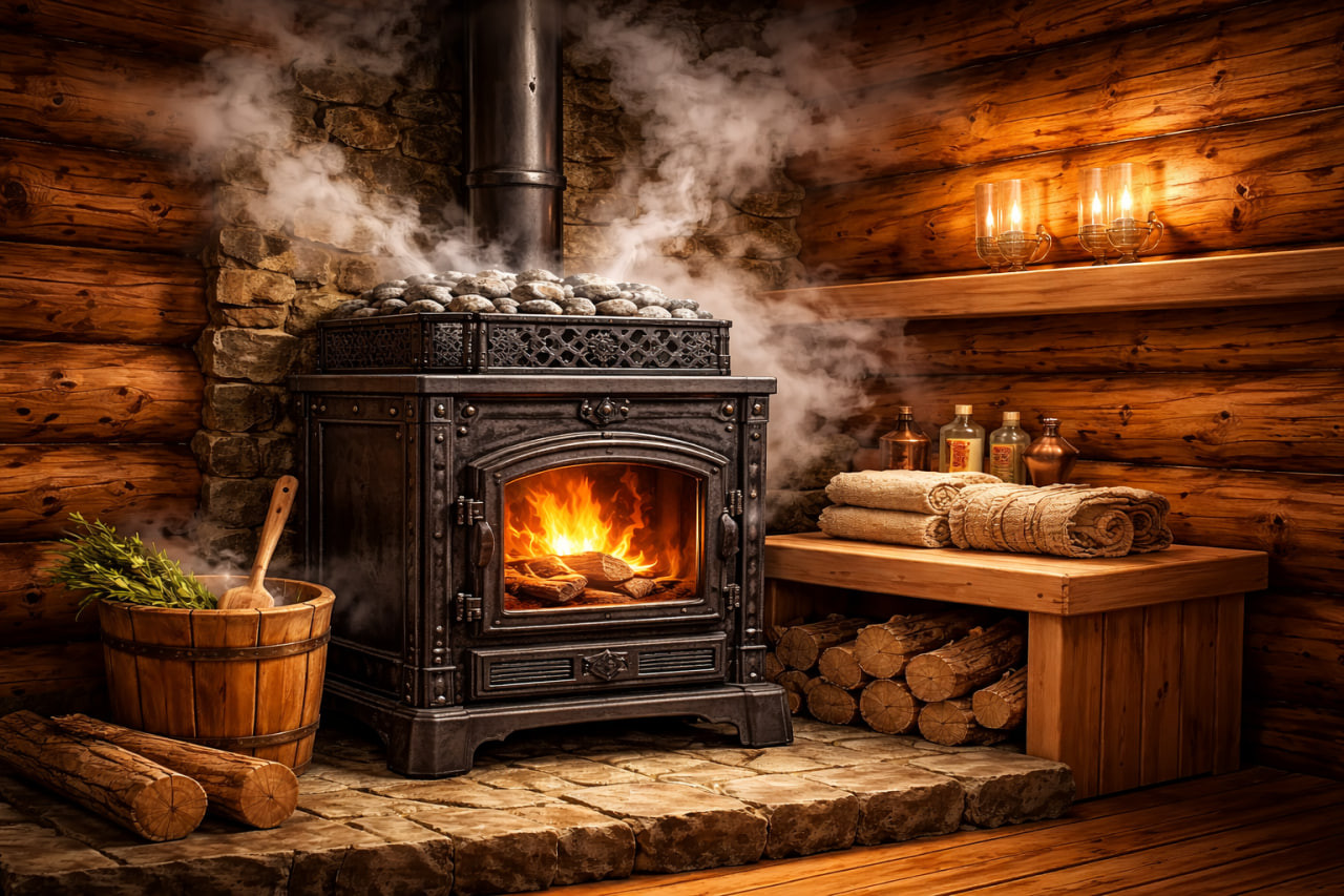 Железная печь для бани своими руками