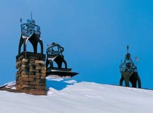 Флюгер на дымоход своими руками